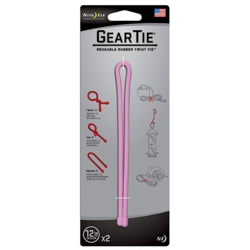 Nite Ize Gear Tie 12 12 Pink