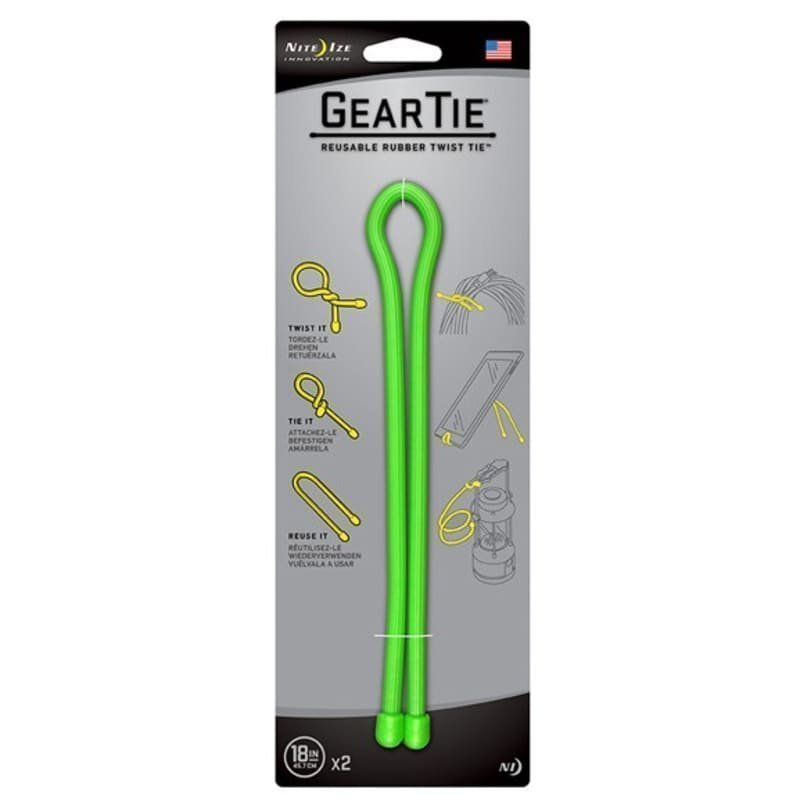 Nite Ize Gear Tie 18 18 Green