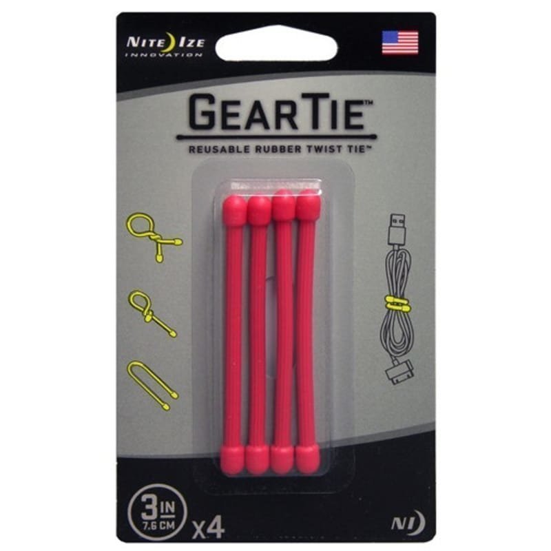 Nite Ize Gear Tie 3 3 Red