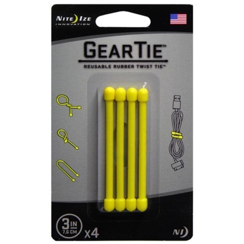 Nite Ize Gear Tie 3 3 Yellow