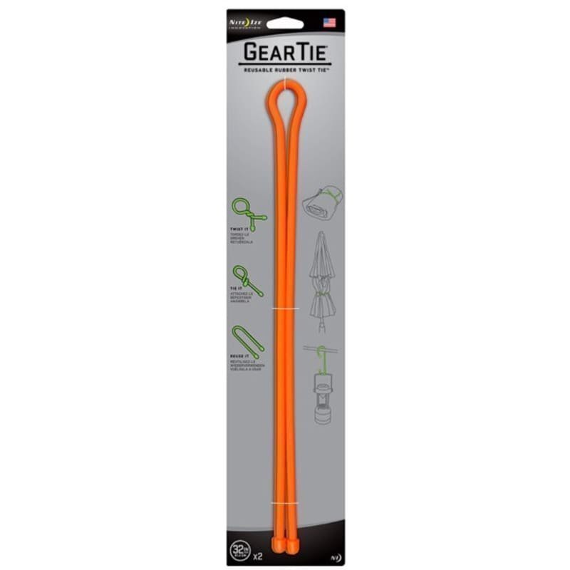 Nite Ize Gear Tie 32 32 Bright Orange