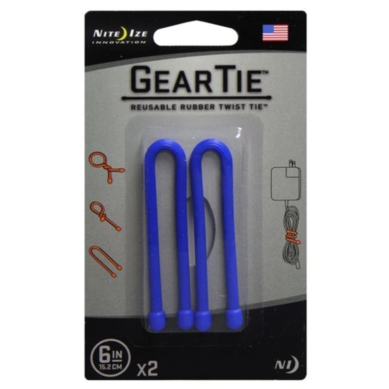 Nite Ize Gear Tie 6 6 Blue