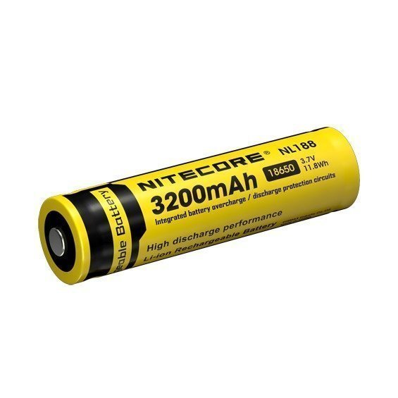 Nitecore 3200mAh 18650- superakku