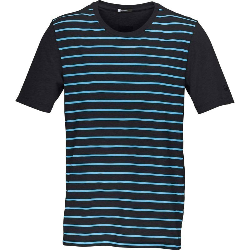 Norrøna /29 cotton T-Shirt (M) L PHANTOM/CARIBBEAN BLUE
