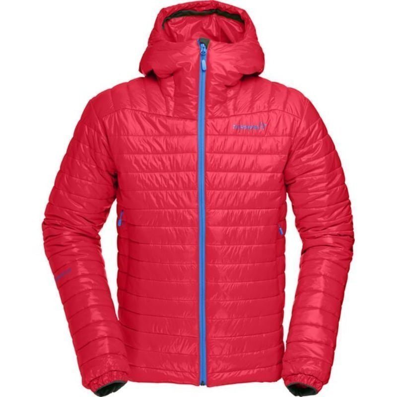 Norrøna Falketind PrimaLoft100 Hood Jacket Men's M Rebel Red