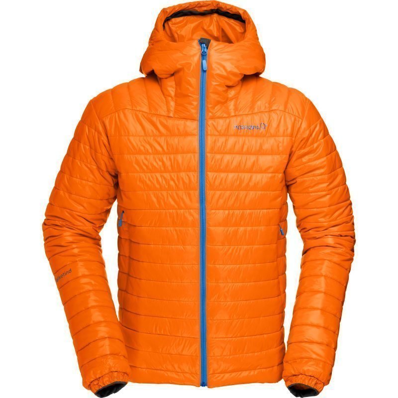 Norrøna Falketind PrimaLoft100 Hood Jacket Men's S Pure Orange