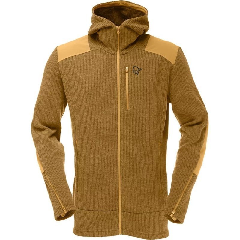 Norrøna Tamok Warm/Wool2 Zip Hood (M) L Camelflage