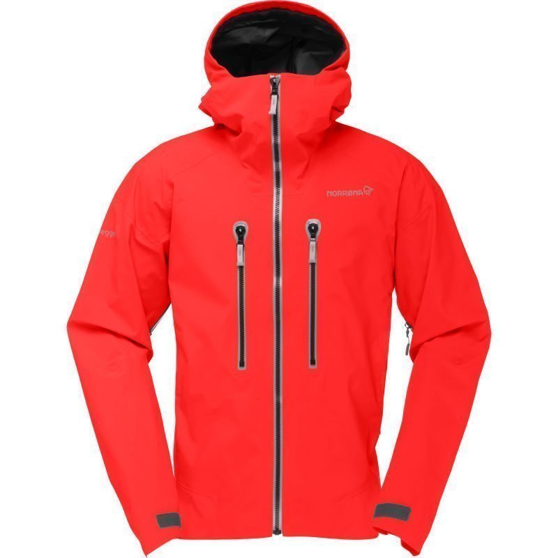 Norrøna Trollveggen Gore-Tex Pro Jacket Men's L Crimson Kick