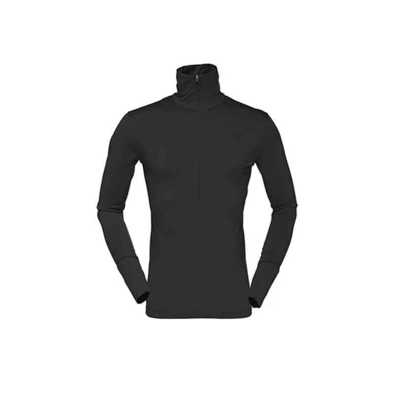 Norrøna Wool Zip Neck M L Caviar