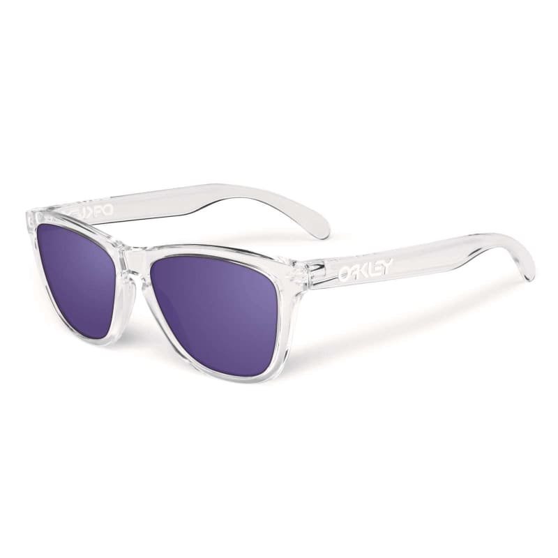 Oakley Frogskins 24-305 1SIZE POLISHED CLEAR/VIOLET IRIDIUM