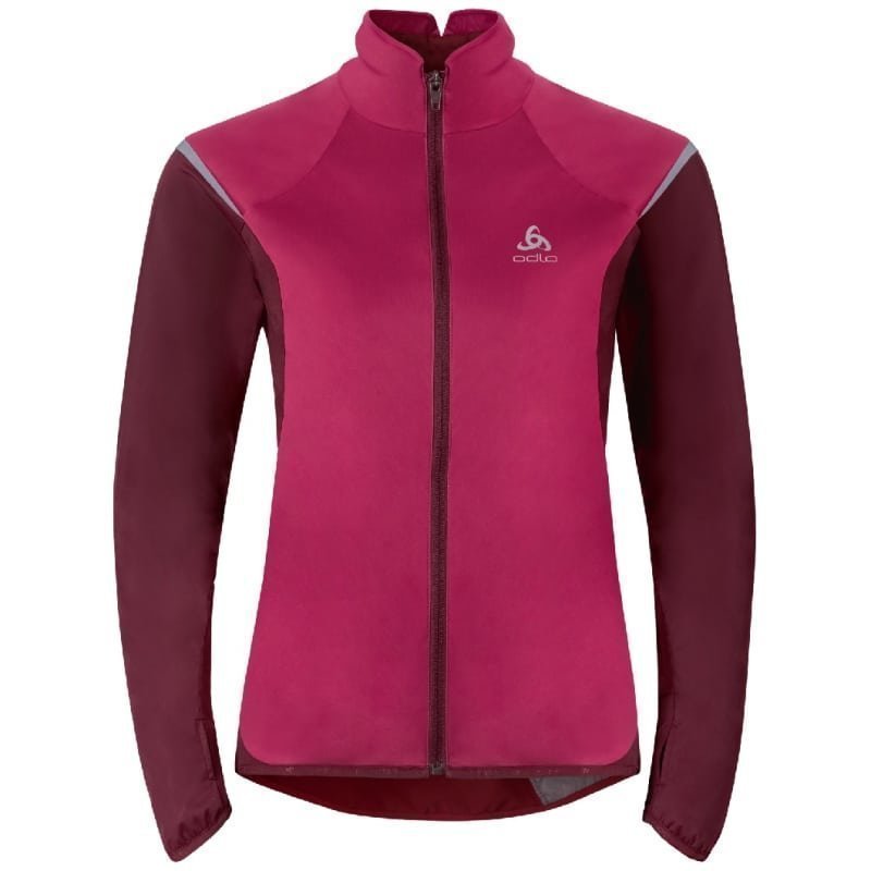 Odlo Women's Zeroweight Logic Jacket M Sangria/Zinfandel