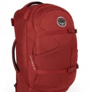 Osprey Farpoint 40 Tummanpunainen M/L