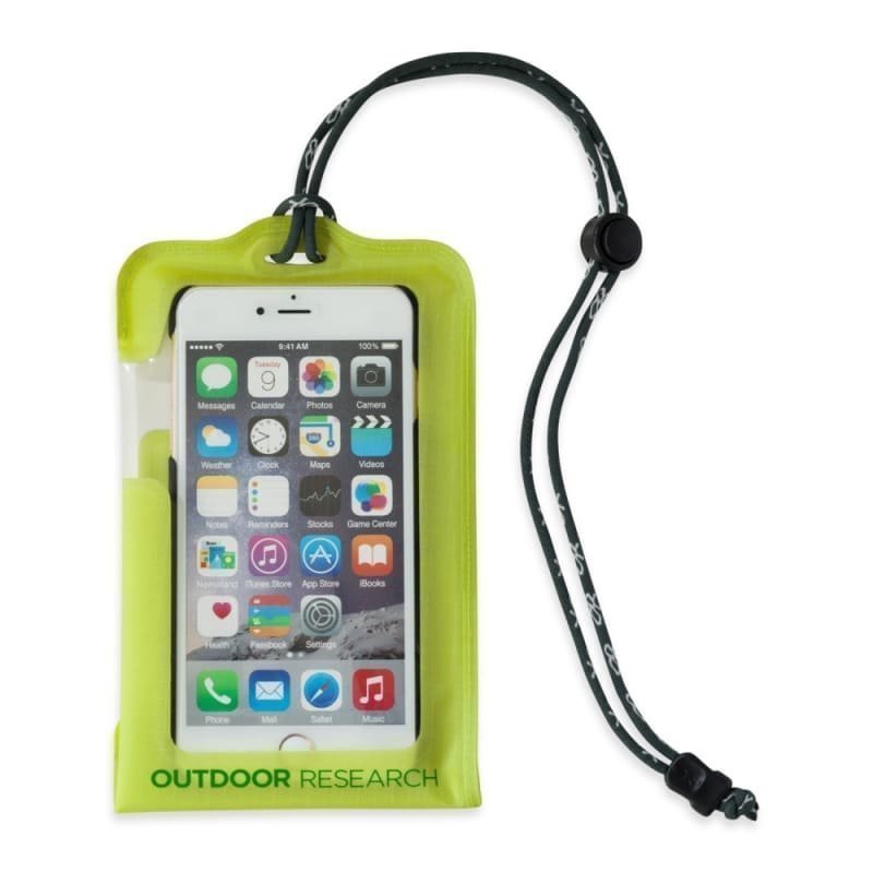 Outdoor Research Sensor Dry Pocket Premium Smartphone LARGE Lemongrass