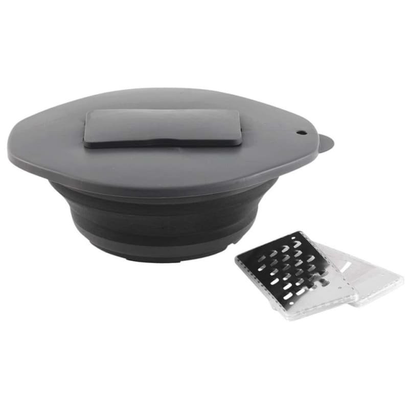 Outwell Collaps Bowl & Lid w Grater 1SIZE Black