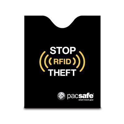 Pacsafe RFIDsleeve 50 passinsuoja musta