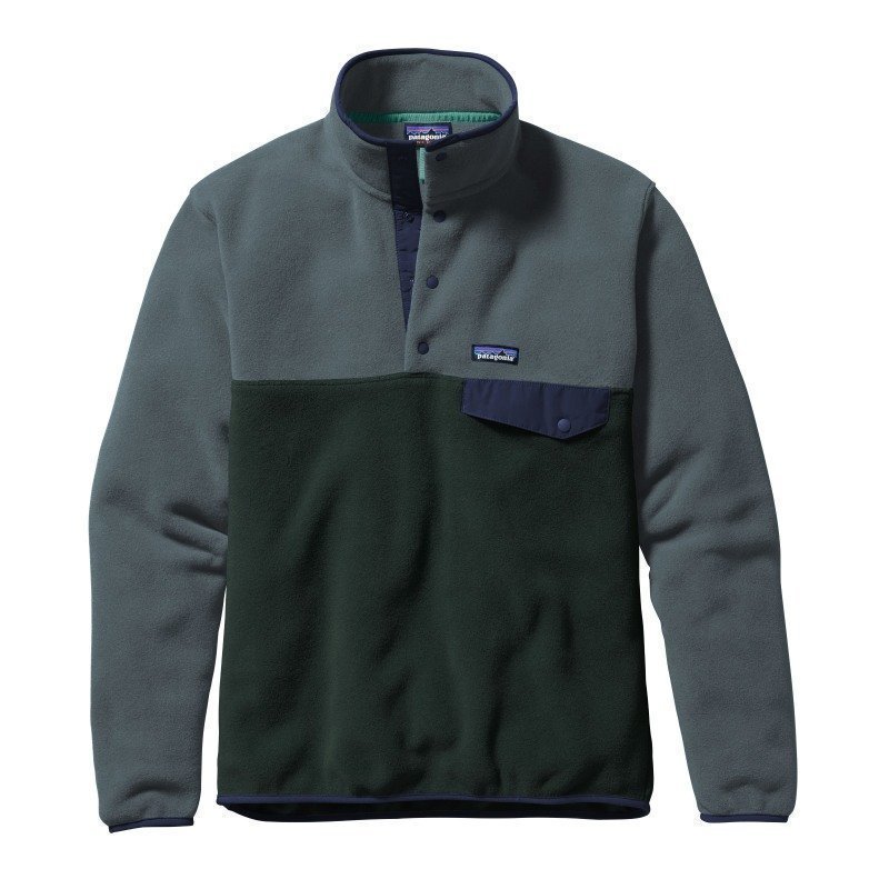 Patagonia Men's LW Synchilla Snap-T Pullover S Carbon