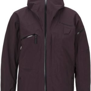 Peak Performance Heli Alpine Jacket Tummanpunainen M