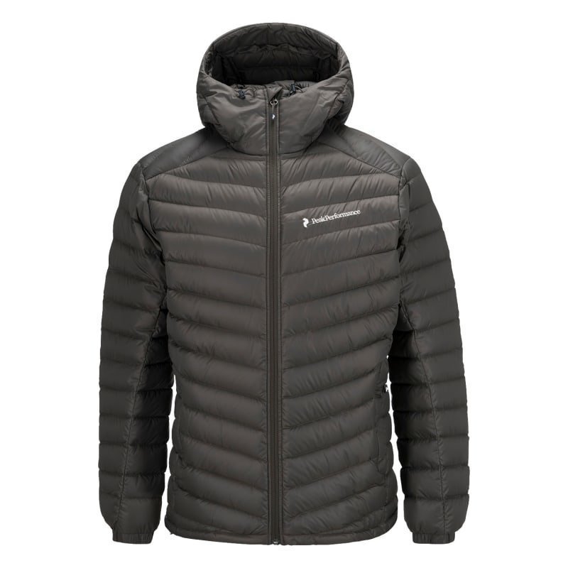 Peak Performance Men's Frost Down Hooded Jacket L Black Olive