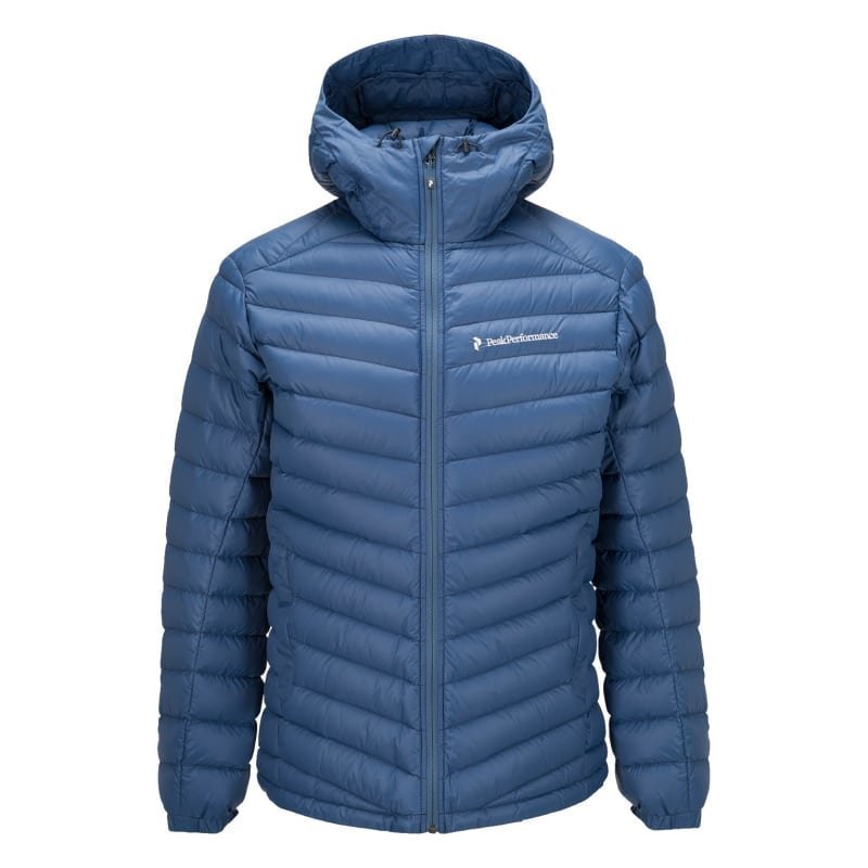 Peak Performance Men's Frost Down Hooded Jacket M Blue