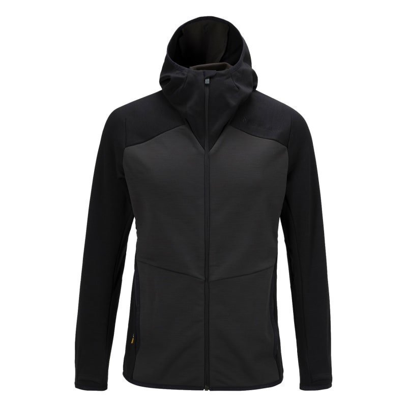 Peak Performance Men's Heli Hooded Zipped Mid-Layer L Black Olive