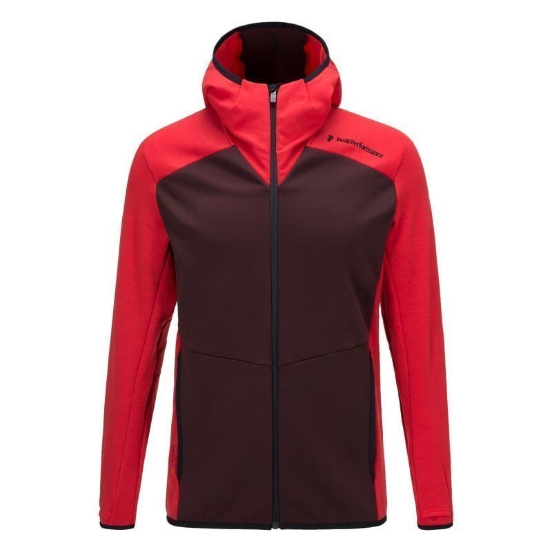 Peak Performance Men's Heli Hooded Zipped Mid-Layer