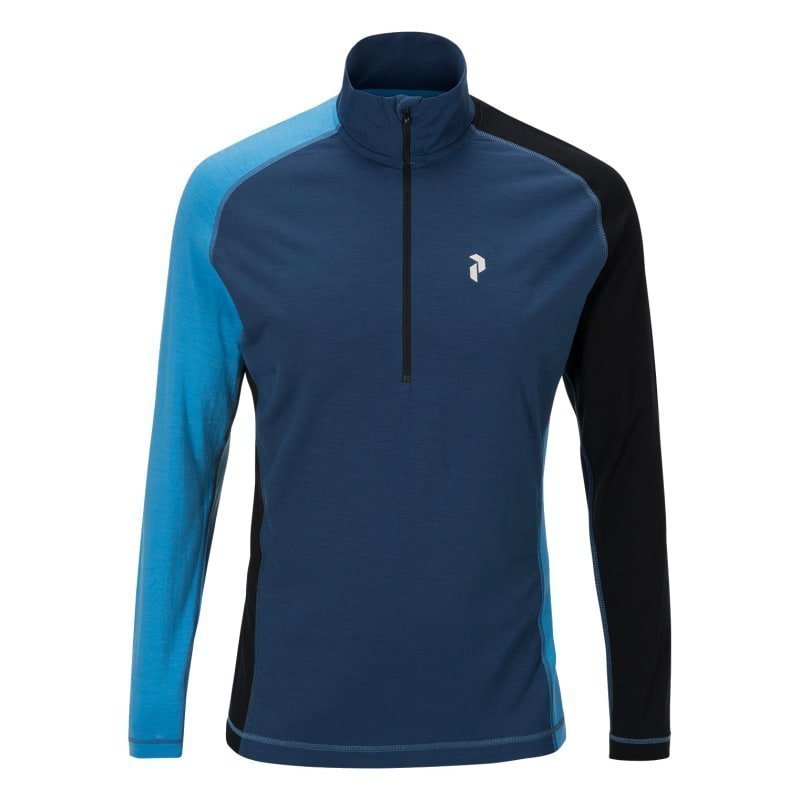 Peak Performance Men's Multi Half Zipped Base Layer XXL Blue