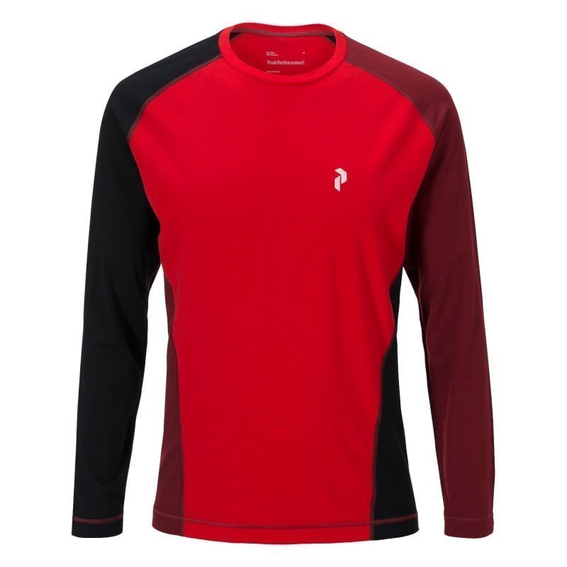 Peak Performance Men's Multi LS Base Layer L Chinese Red