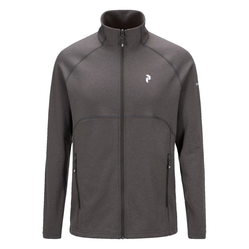 Peak Performance Men's Will Zipped Mid-Layer L Black Olive