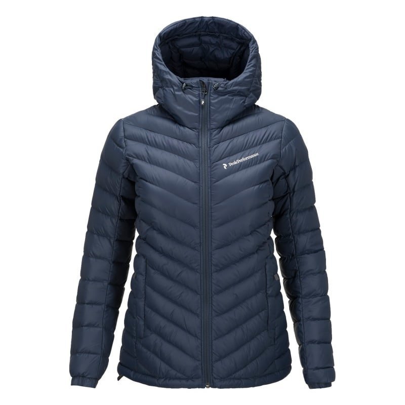 Peak Performance Women's Frost Down Hooded Jacket L Blue Shadow