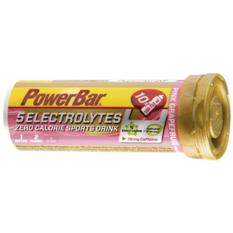 Powerbar 5 Electrolytes Tabs Caffeine 1SIZE PINK GRAPEFRUIT