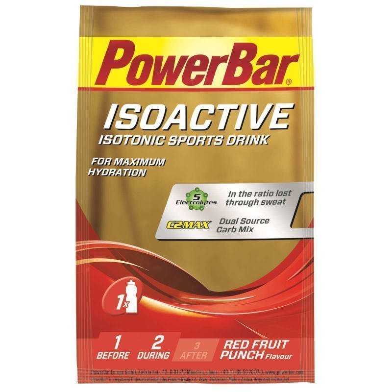 Powerbar IsoActive Single Serve 30g Red Fruit Punch Red Fruit Punch