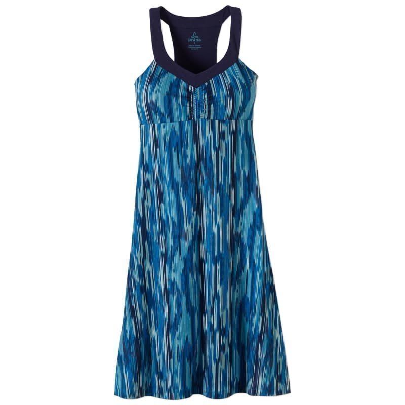 Prana Shauna Dress XS BLUE RAINBLUR