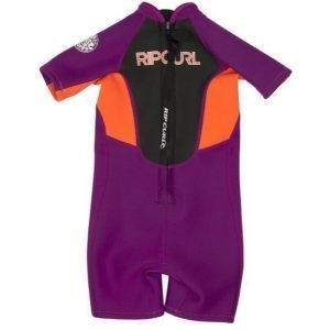 Rip Curl Kids Dawn Patrol Spring Purple lasten märkäpuku violetti