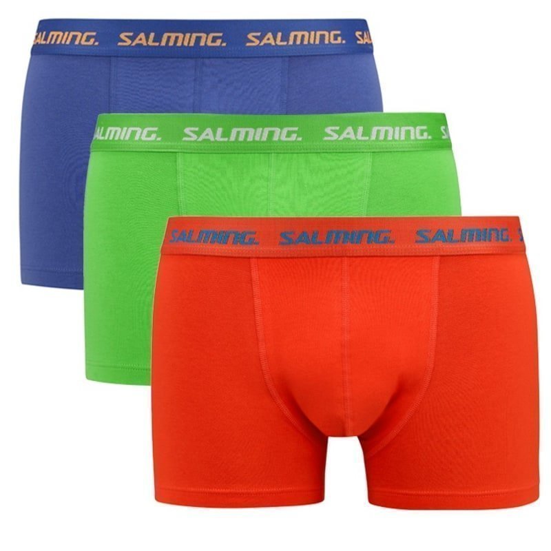 Salming Abisko boxer 3-pack L Blue + Green + Red