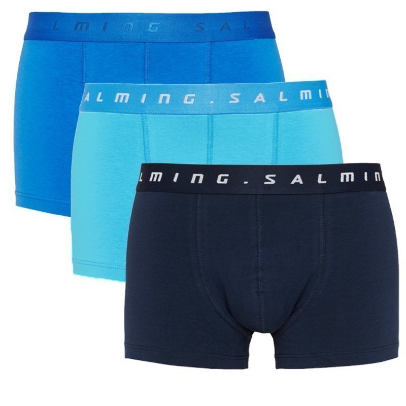 Salming Abisko boxer 3-pack L Blue + Light Blue + Navy