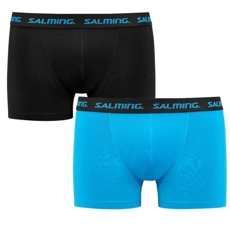 Salming Freeland boxer 2-pack M Black + Blue