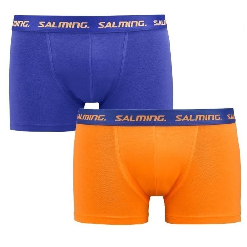 Salming Freeland boxer 2-pack M Blue + Orange