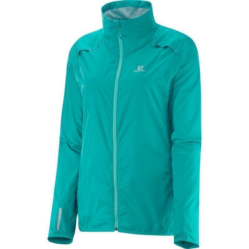 Salomon Agile Jacket Women's XS TEAL BLUE F