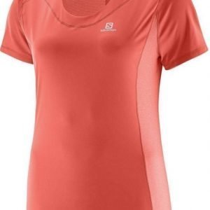 Salomon Agile SS Tee W Coral XS