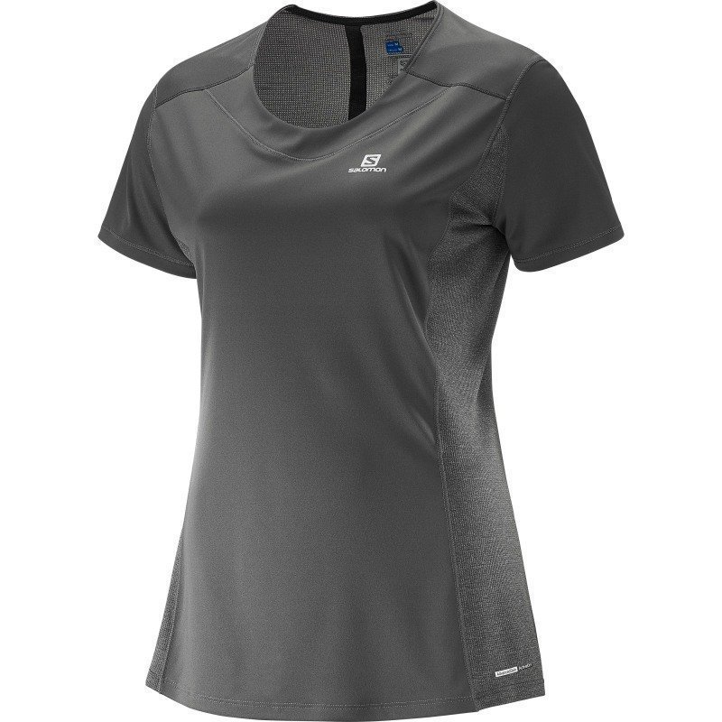 Salomon Agile SS Tee Women's M Asphalt