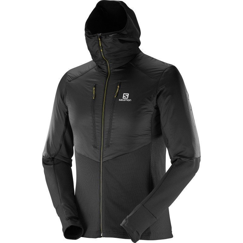 Salomon Drifter Air Mid Hoodie M L Black