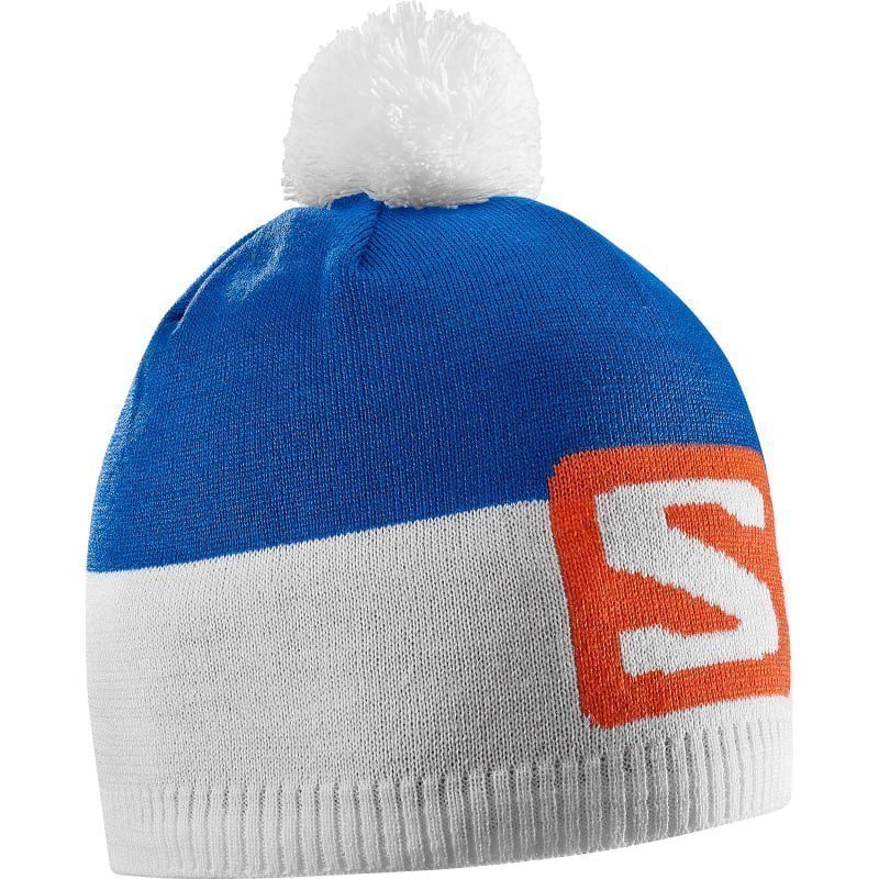 Salomon Escape Beanie OSFA Blue YonderWhiteVivid Orange