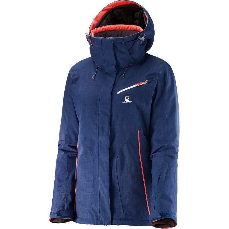 Salomon Fantasy Jacket Women's L Wisteria Navy