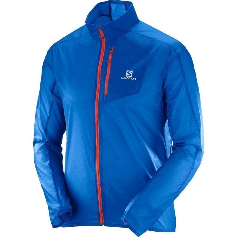 Salomon Fast Wing Jkt Men's L Blue Yonder