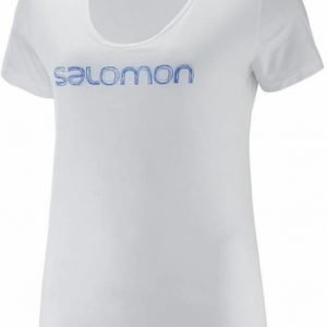 Salomon Mazy Graphic Tee Women Valkoinen L