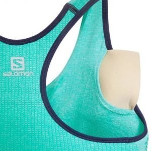 Salomon Medium Impact Bra Turkoosi L