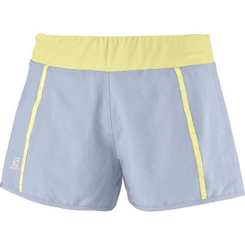 Salomon Park 2in1 Short W XS Pebble Blue/Flashy-X