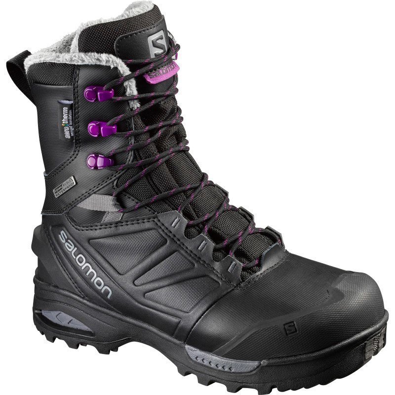 Salomon Toundra Pro Women's 6.5 Black / Black / Passion Purple