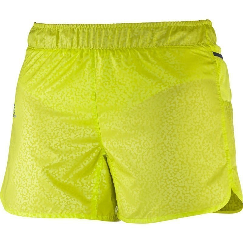 Salomon Trail Runner Short W L YUZU YELLOW