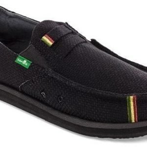 Sanuk Kingston Jute Black